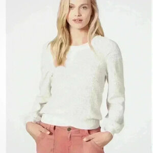 Joie Dulcia Laurel Lace Textured Sweater